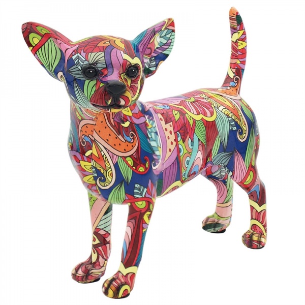 Groovy Art Chihuahua Ornament